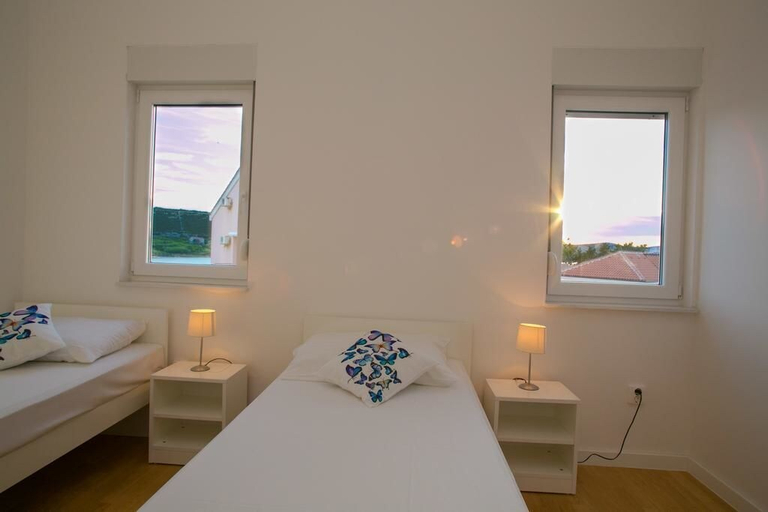 Bedroom 3, Apartments Orange, Novalja