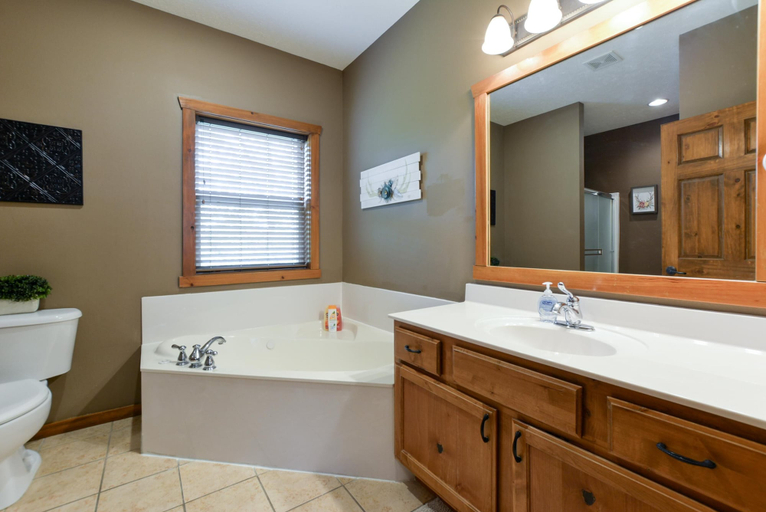 Bathroom 4, Coyote Cabin, Stone