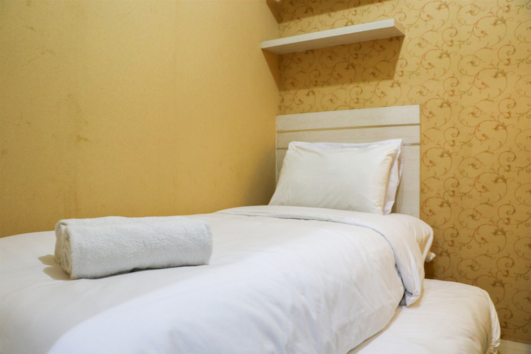 Bedroom 3, Fancy and Nice 2BR Apartment at Green Pramuka City By Travelio, Central Jakarta