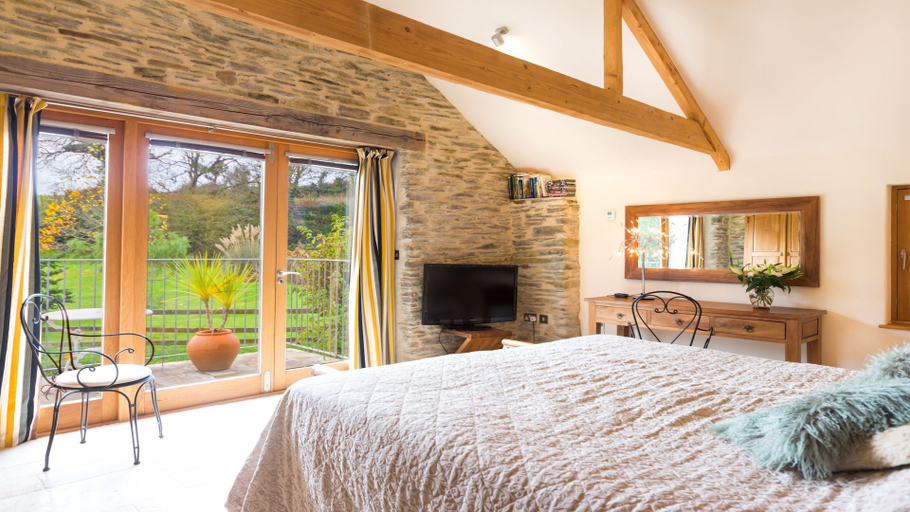 Bedroom 3, Coriander Cottages, Cornwall