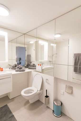 Bathroom 3, easy-flat Grüner Prater - Balcony Apartments near Metro, Wien