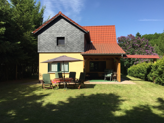 Exterior & Views 1, Ferienhaus Mirow-Lärz - Kamin Wald Ruhe, Mecklenburgische Seenplatte