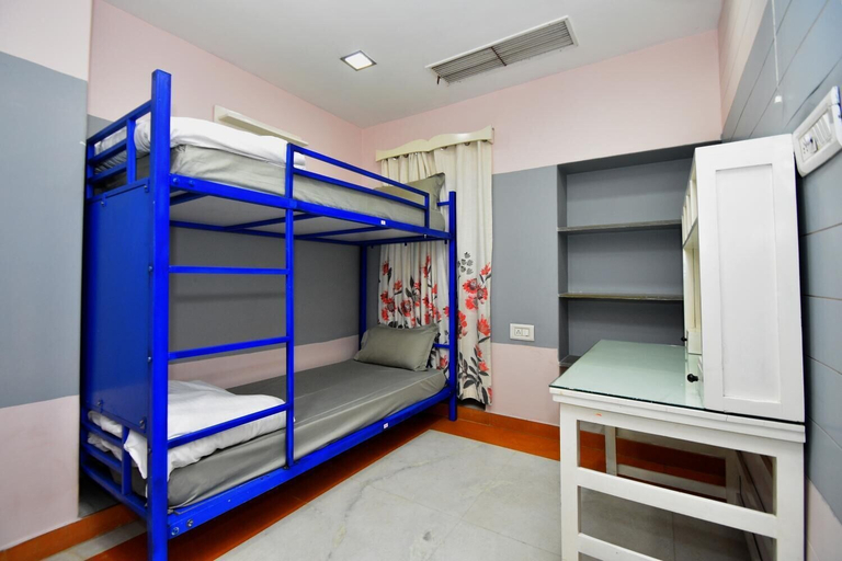 Bedroom 3, Pink Elephant Haveli - Hostel, Jaipur