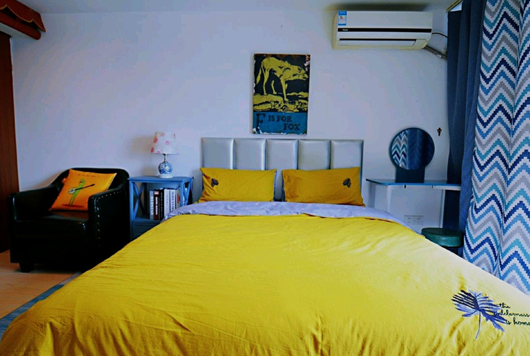 Bedroom 2, Avatar American Style Large Queen Bed Apartment, Shenzhen