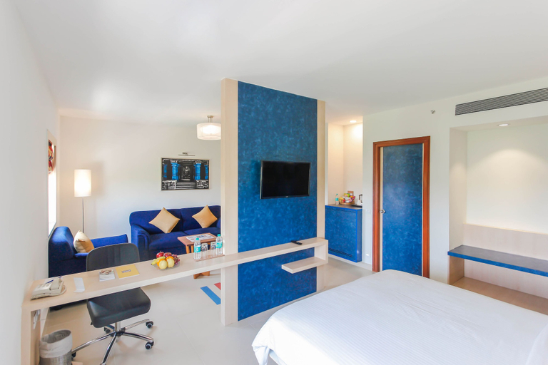 Bedroom 2, Kalyan Grand - a business hotel, Kancheepuram