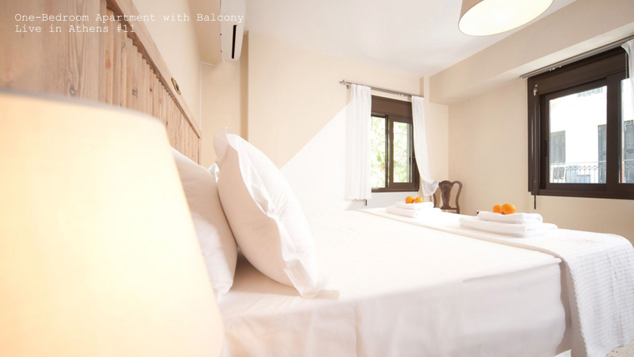 Bedroom 3, Live in Athens, Psyrri Central Apartments, Attica