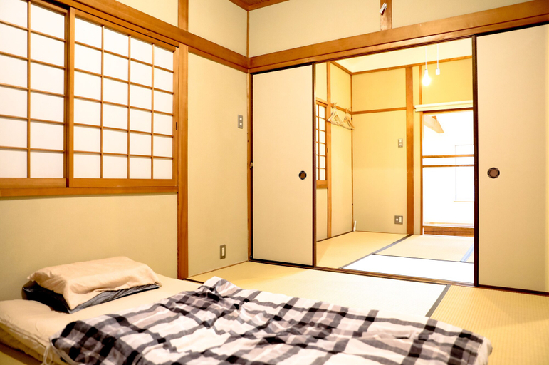 Bedroom, Kyomusha Inn, Kyoto