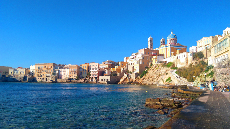 Exterior & Views, Vaporia Cozy Apartment Syros, South Aegean