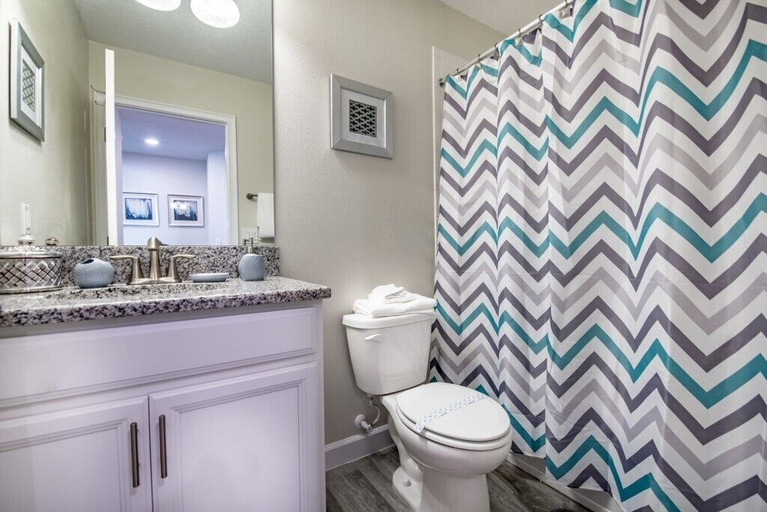 Bathroom 3, 5 Bed Storey Lake Villa with Games & Pool, Osceola