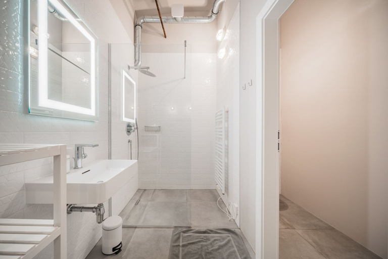 Bathroom 3, easy-flat Neustiftgasse - AC Studio Apartments near MuseumsQuartier, Wien