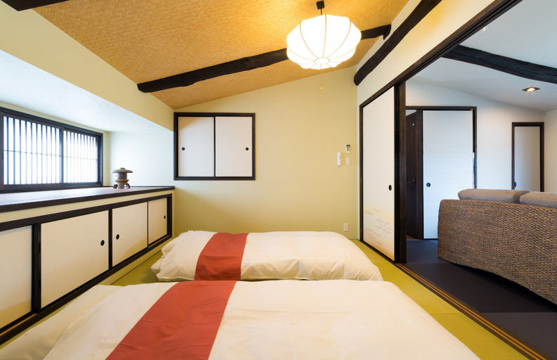 Bedroom, Kyotoya Kamogawa Gojo Private Villa, Kyoto