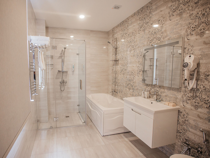 Bathroom 3, Alfa Hotel & Hostel, Baku
