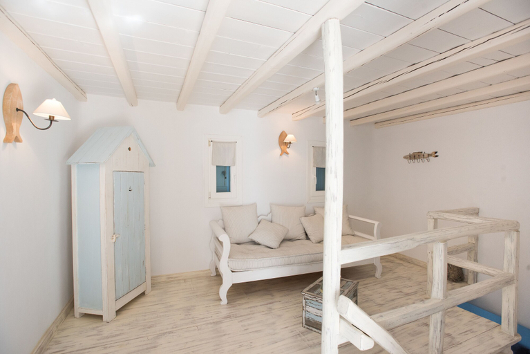Bedroom 3, Beautiful Villa at Panormos, South Aegean