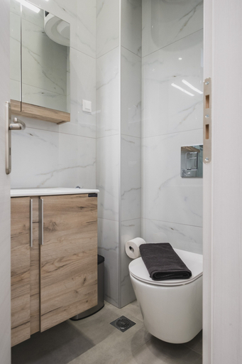 Bathroom 4, Central Apt 3 steps to Venetian Town, Crete