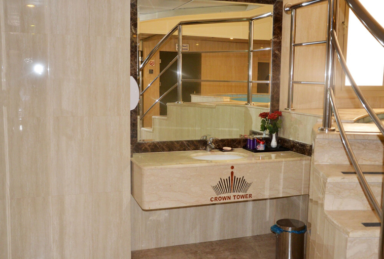 Bathroom 3, Crown Tower Hotel, Al Jubail