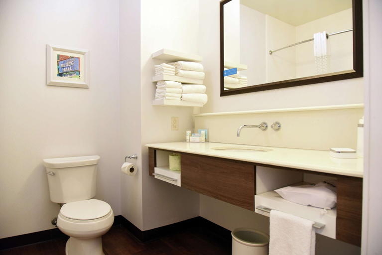 Bathroom 5, Hampton Inn Kalamazoo, Kalamazoo