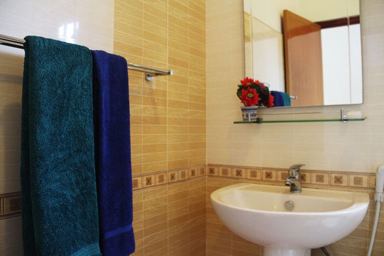 Bathroom 4, Hotel Red Rose, Negombo
