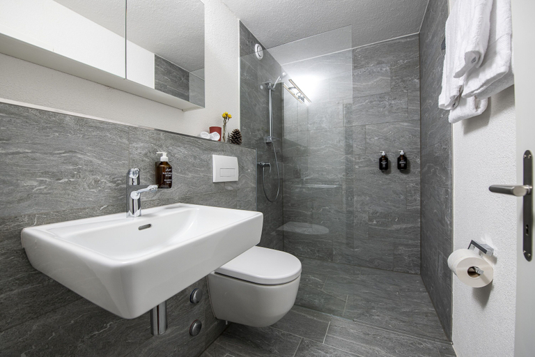 Bathroom 3, Flem Mountain Lodge, Imboden