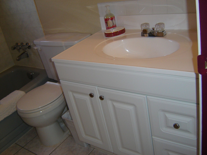 Bathroom 4, Flamingo Motel, Okanagan-Similkameen