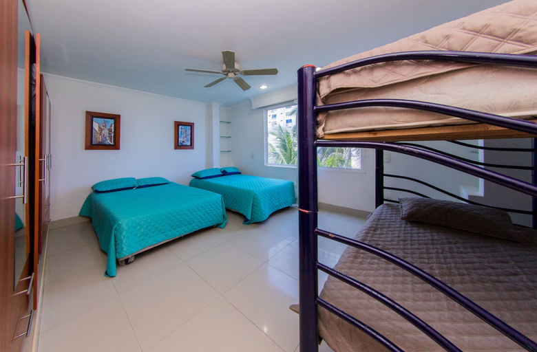Bedroom 2, Malecon- Apartamento Frente Al Mar, Cartagena de Indias