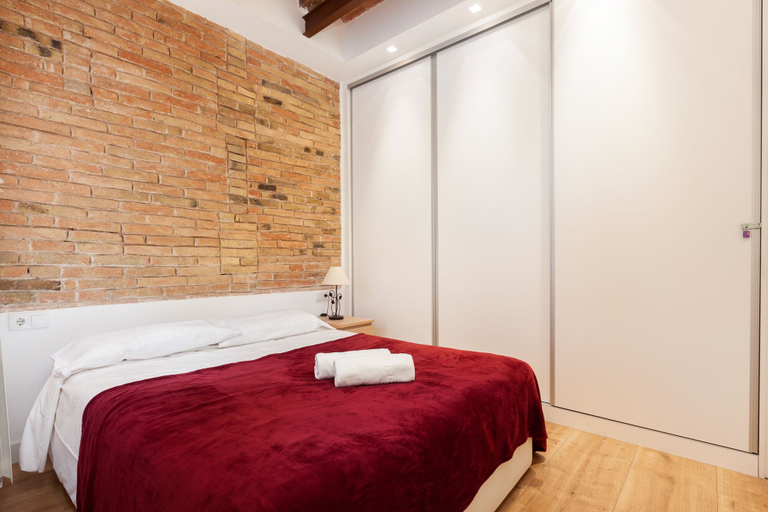 Bedroom 3, Akira Flats Urgell Apartment, Barcelona