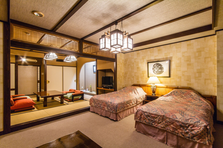 Bedroom 3, Yuyawan Onsen Hotel Yokikan, Nagato