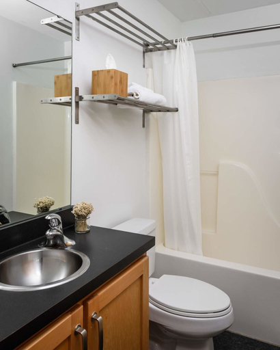 Bathroom, Spacious DT Lofts with Full Kitchen by Zencity, Saint Louis
