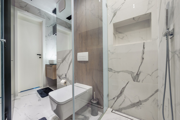 Bathroom 4, Apartamenty Sun & Snow Okrzei, Gdańsk City