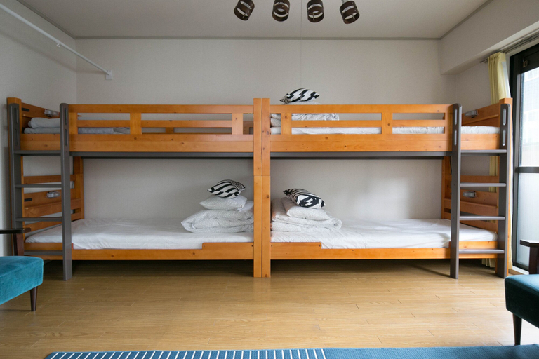Bedroom 2, Free fixed Wi-Fi! Nishi Nakasu Apartment 301. , Fukuoka