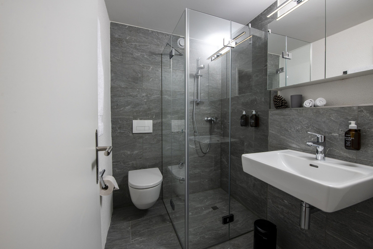 Bathroom 3, Flem Mountain Lodge, Imboden