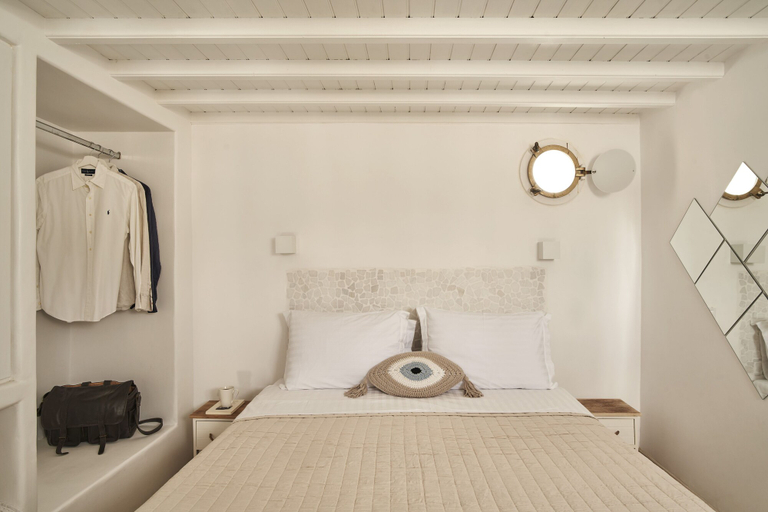 Bedroom 3, Mykonos City Maisonette, South Aegean