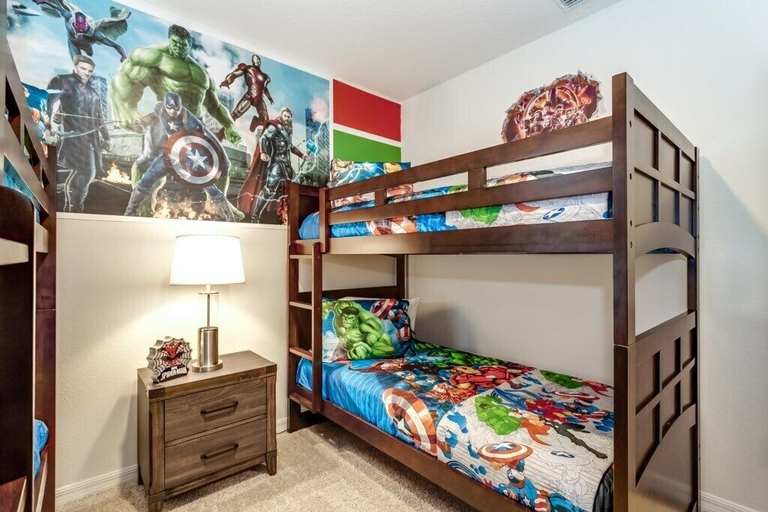 Bedroom 3, 6bed 4Ba Villa Game Room Pool Spa, Polk