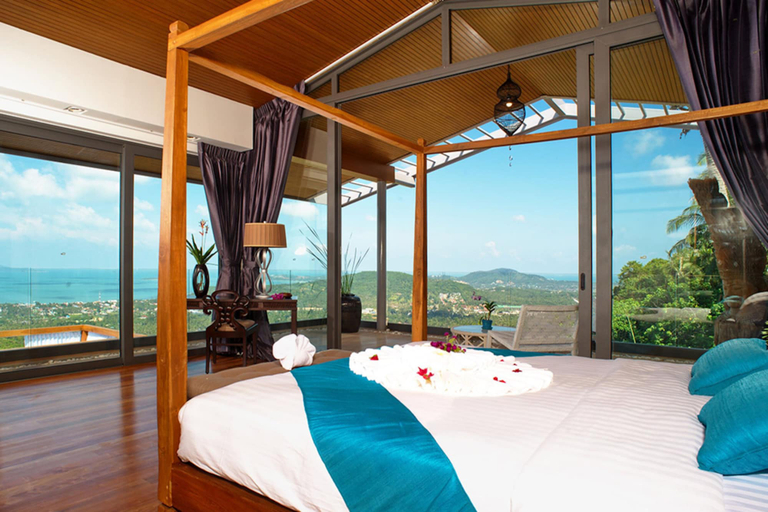 Bedroom 3, 3 Bedroom Sea View Villa Blue SDV080G-By Samui Dream Villas, Ko Samui