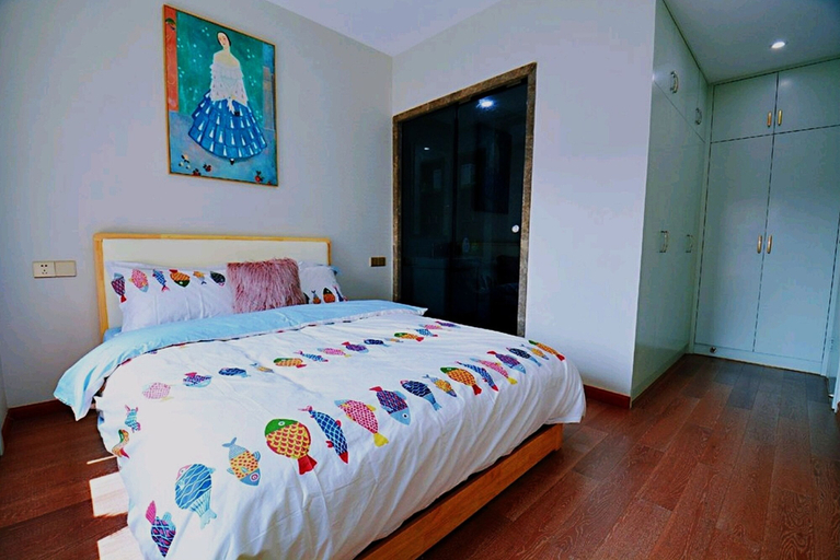 Bedroom 3, 4 Seasons Big Family 3 Queen Beds & High Rise View, Shenzhen