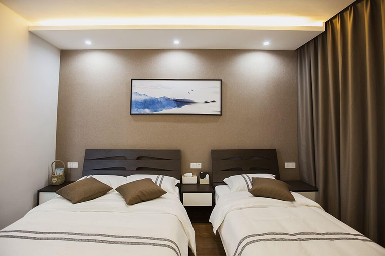 Bedroom 2, Floral Hotel Nanjing Zuolingyoushe, Nanjing