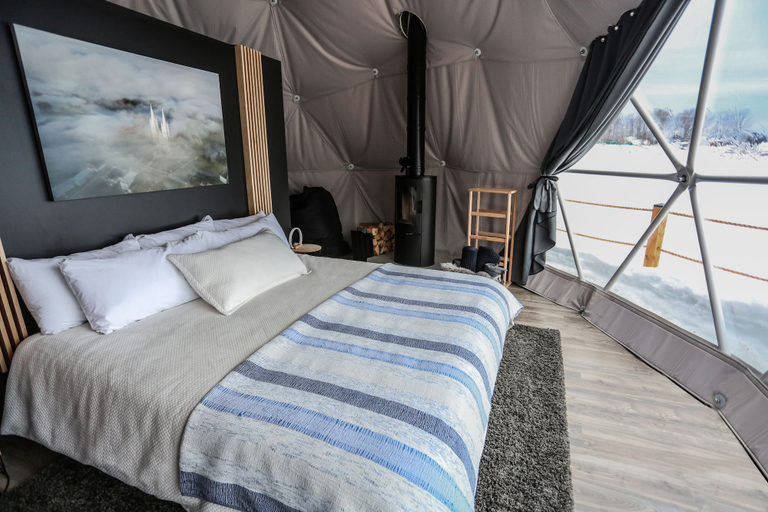Bedroom 2, CAMPagne au Clos Sainte-Thècle, Mékinac