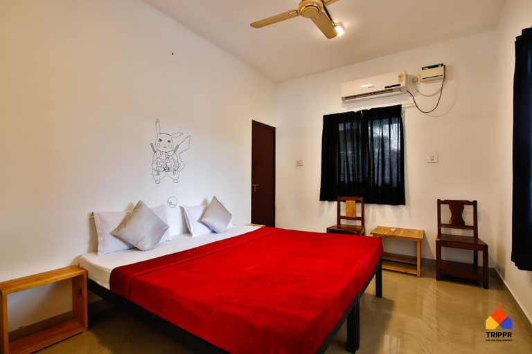 Bedroom 2, Trippr Alleppey - Backpacker Hostel, Alappuzha
