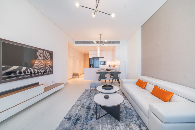 Living area 2, Jumeirah Gate Tower - Luton Vacation Homes, Dubai