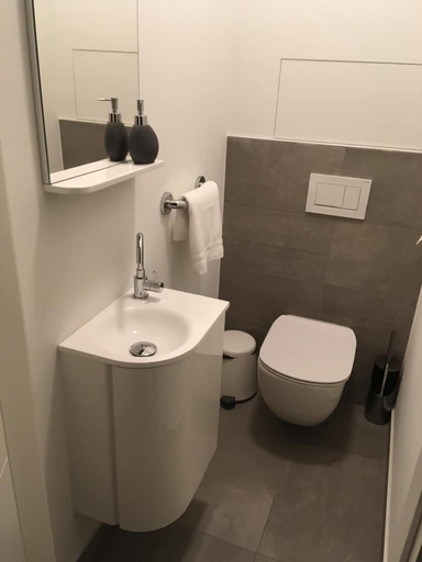 Bathroom 4, Trendy New & Large 3 Beds, 90m2 in City Center, Luxembourg