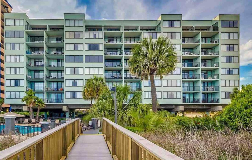 Exterior & Views 1, 2BR Ocean View Condo w Private Balcony, Horry