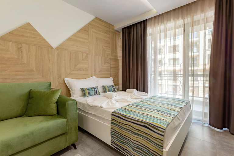 Bedroom 3, Inter Holiday Apartments, Pomorie
