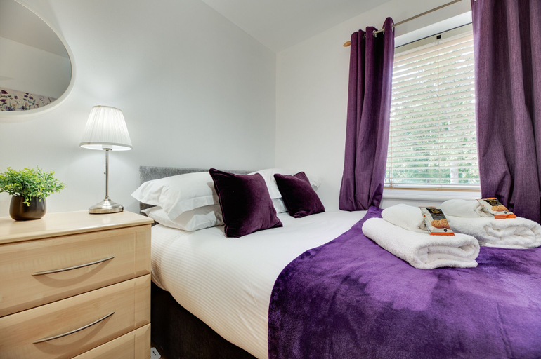 Bedroom 3, Week2Week Gosforth apartment w balcony, Newcastle upon Tyne