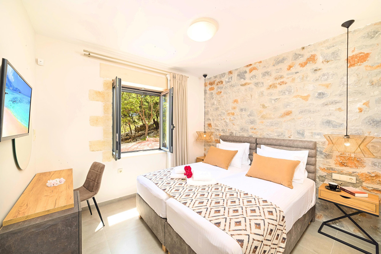 Bedroom 3, Villa Vardis Heated Pool, Crete