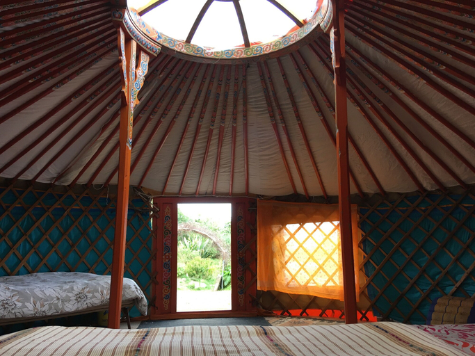 Bedroom 3, Inch Hideaway Eco Glamping