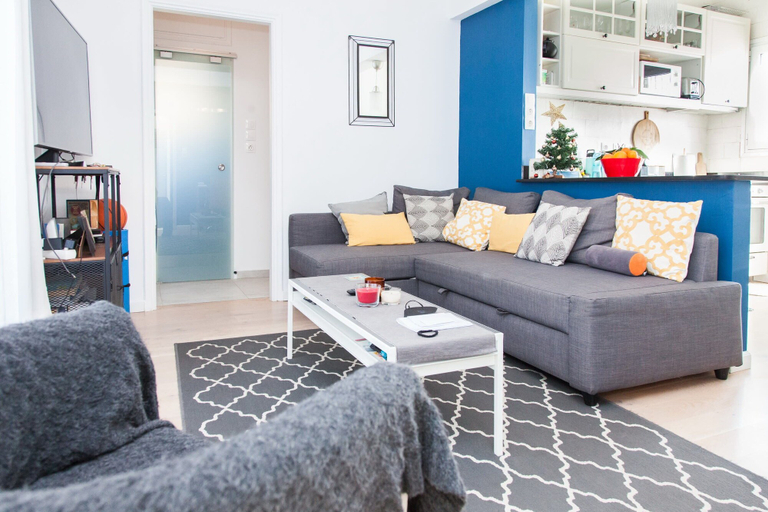 Living area 4, Cozy apt in Central Athens with view, Attica