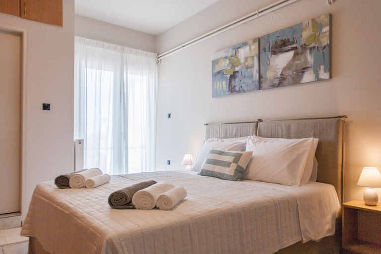 Bedroom 2, Nima's Beach Apartment, Crete