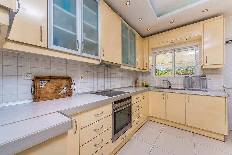 Private kitchen, Aeonian Mansion, Ionian Islands
