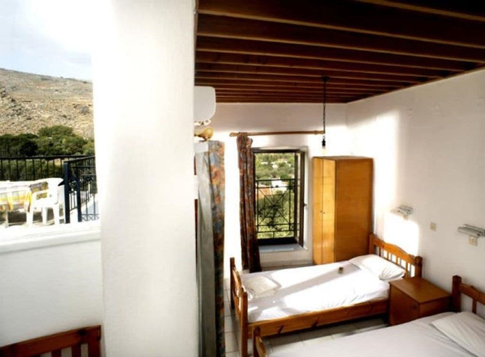 Bedroom 3, Lindos Marianthi Studios, South Aegean