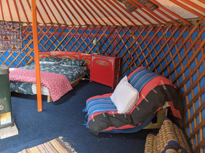 Bedroom 3, Inch Hideaway Eco Glamping