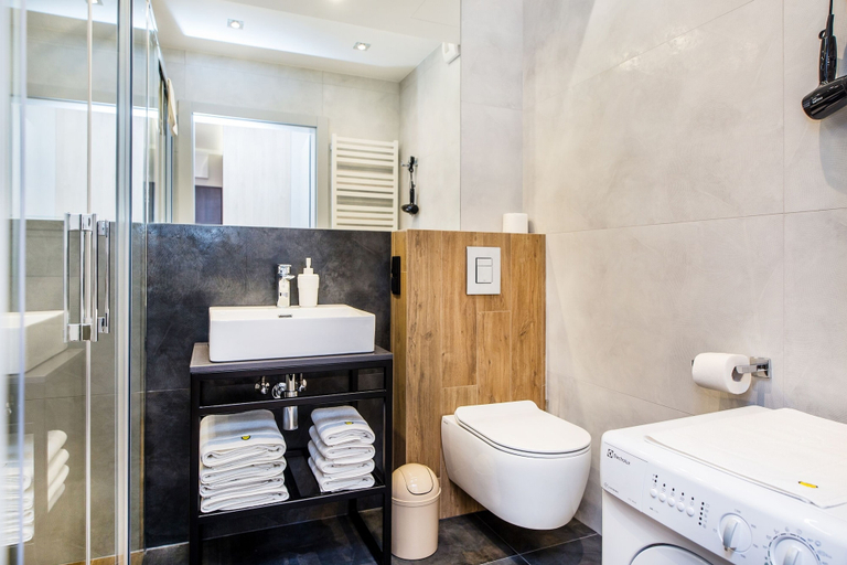 Bathroom 4, Serviced Apartments G11 - between Main Market Square and Jewish Quarter by InPoint, Kraków City
